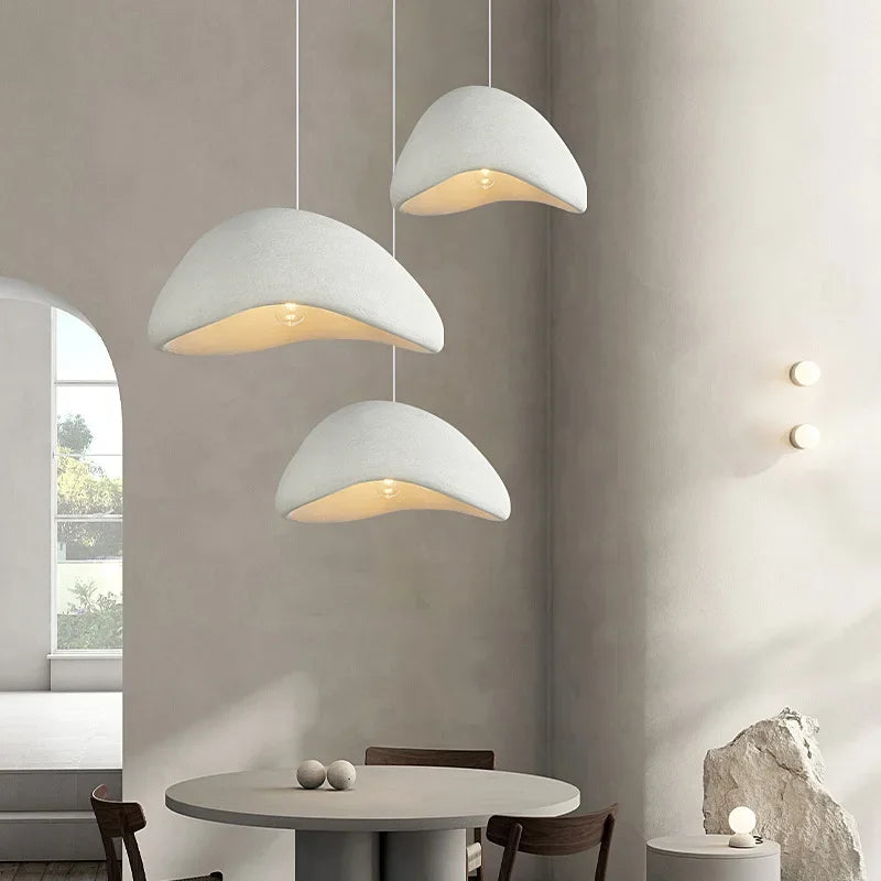 DecorBites™ LED Wabi Sabi Chandelier: Modern Minimalist Pendant Light for Home, Dining, Living Room