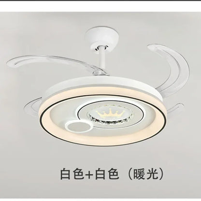 DecorBites™ Dimmable Smart Home LED Ceiling Fan Light with Remote Control