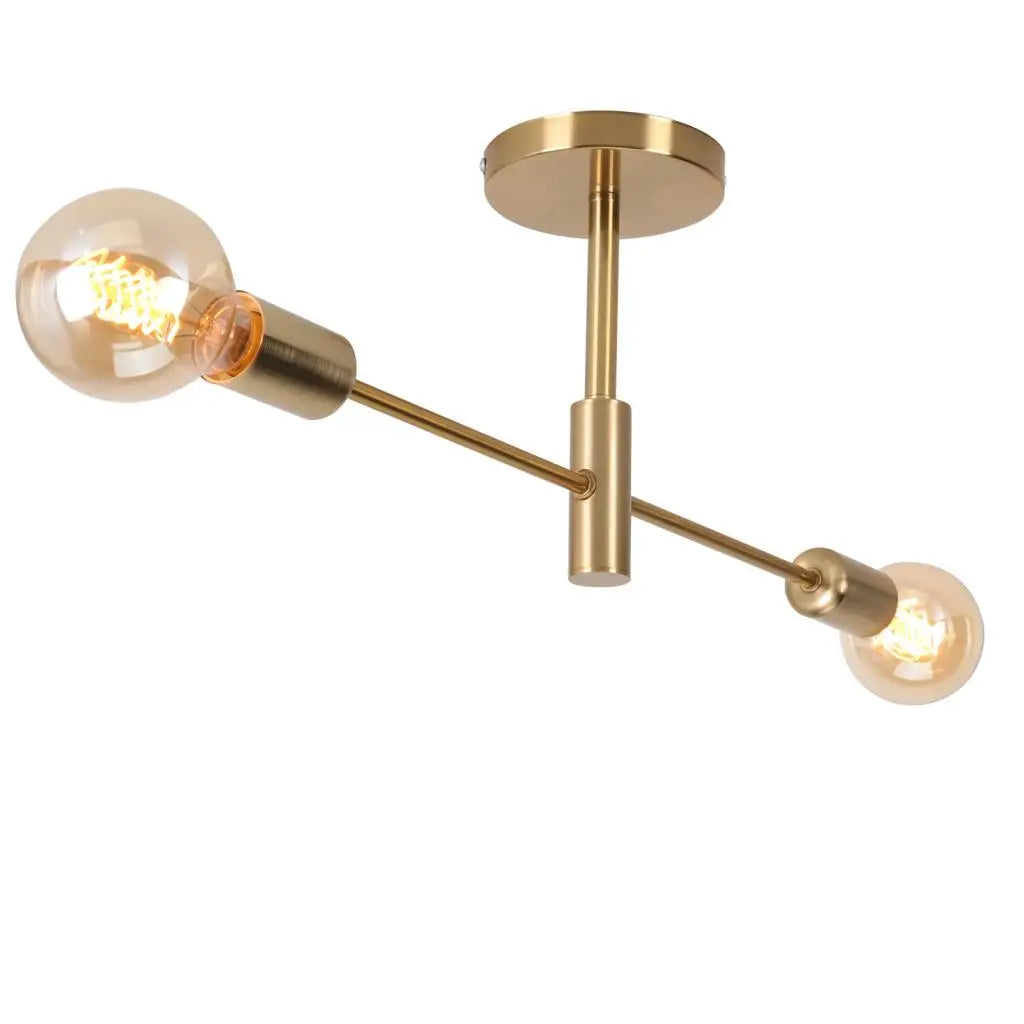 DecorBites™ Gold Iron Cage Ceiling Light Modern Nordic Decor Retro Loft Fixture E27