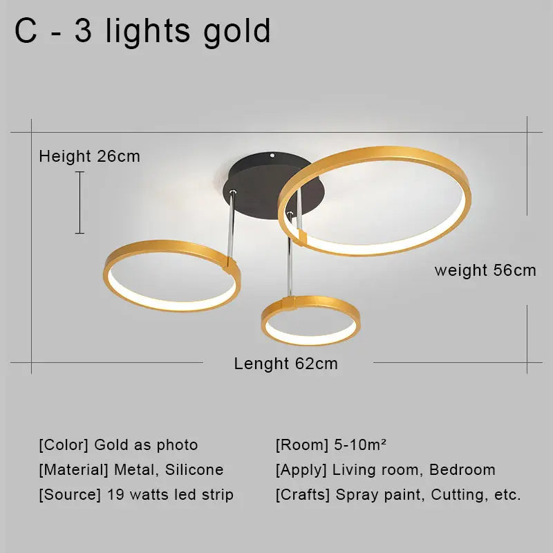 White LED Remote Chandelier