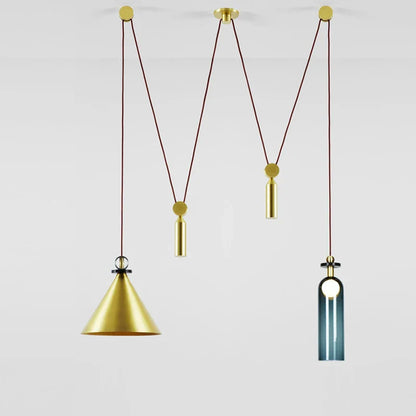 DecorBites™ Industrial Metal Pendant Light Kitchen Adjustable Designer LED Dinning Room Decor