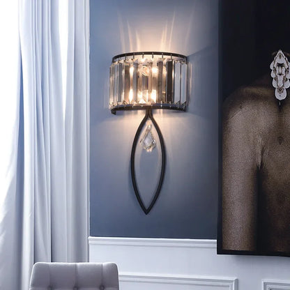 DecorBites™ Crystal LED Wall Lamp for Living Room Bedroom Corridor Sconce