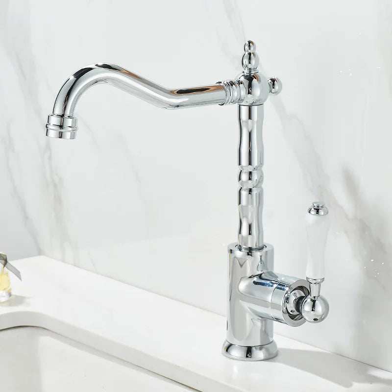 Brass Black Kitchen Faucet Premium Antique Finish