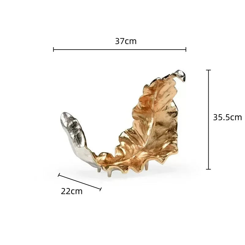 Resin Leaf Tray Bowl