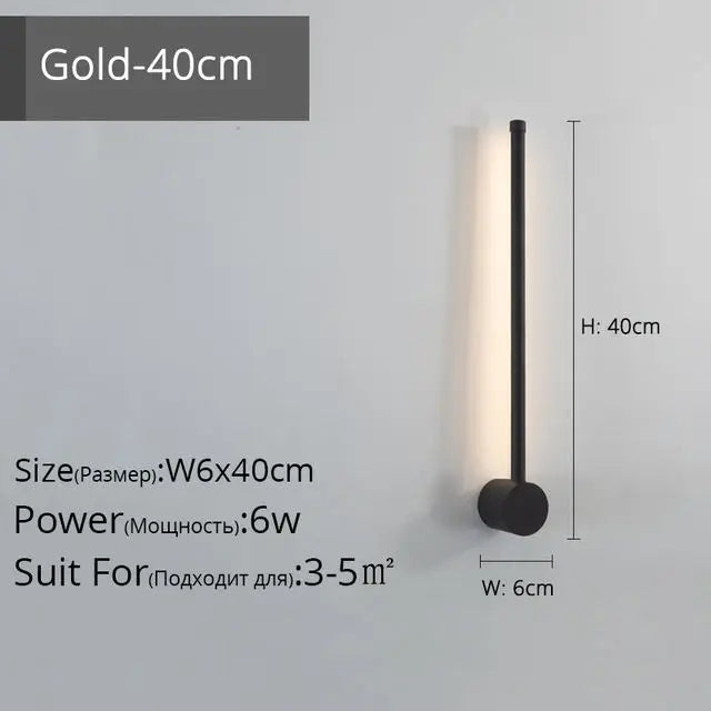 DecorBites™ Creative Staircase Wall Lights: LED Strip Wall Lamp for Living Room