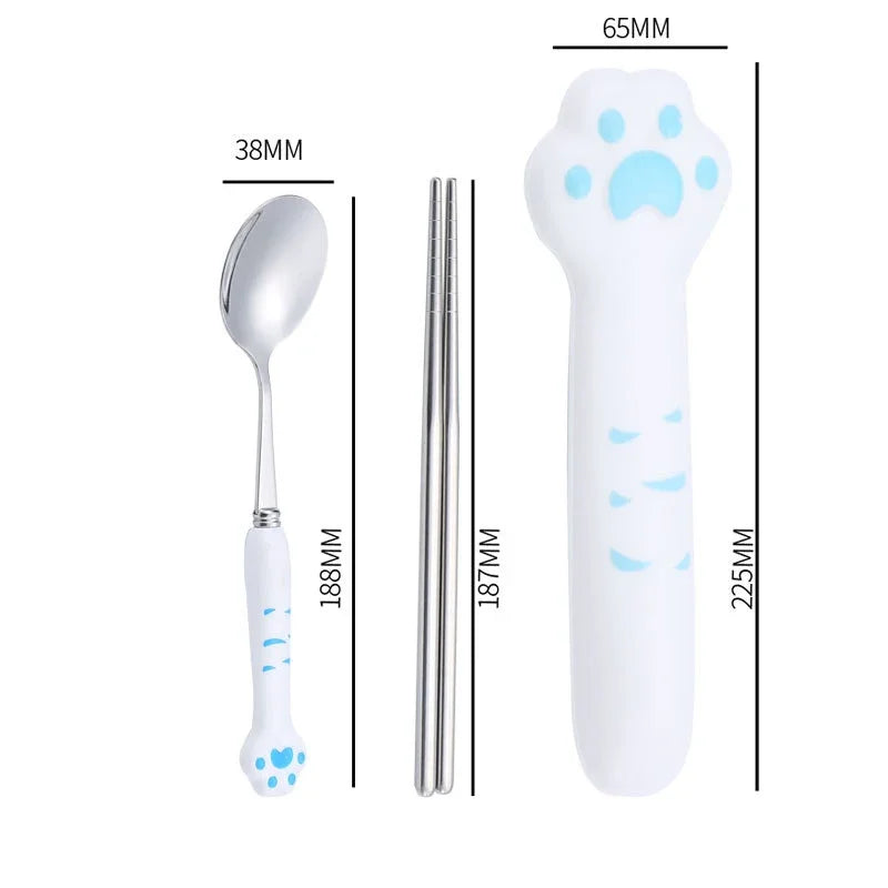 Metal Cartoon Cutlery Set