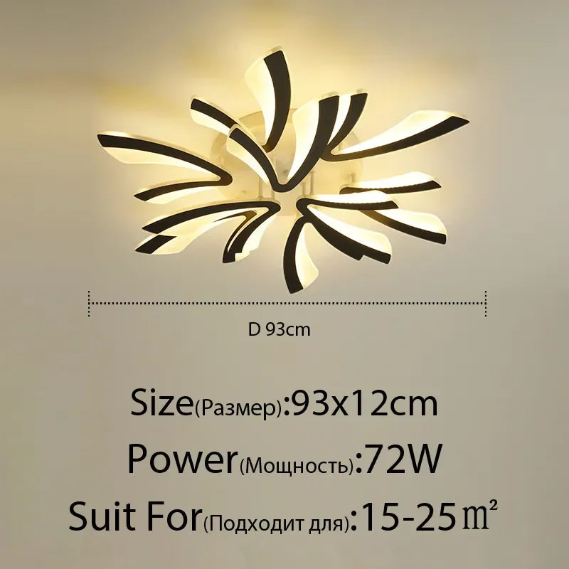 Remote LED Ceiling Fixture