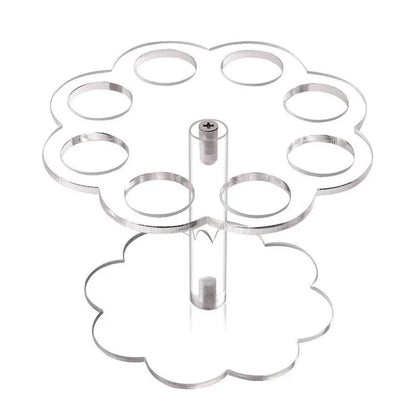 DecorBites™ Acrylic Ice Cream Cone Holder Display Rack - Durable Baking Tools