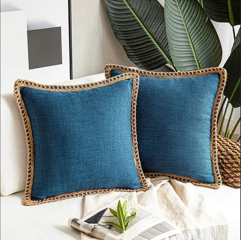 Cotton Linen Cushion Cover