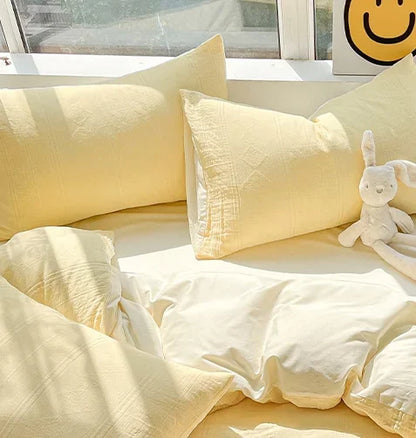 DecorBites™ Cotton Three-Layer 3Pcs Bedding Set - Soft, Breathable, and Comfortable