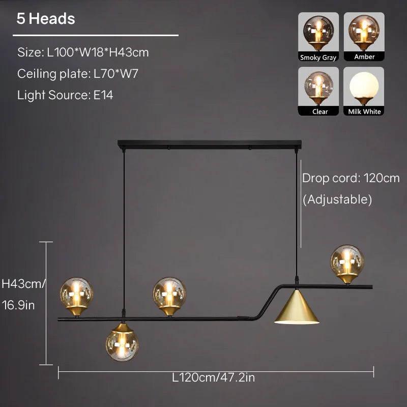 Brass Nordic Pendant Lamp