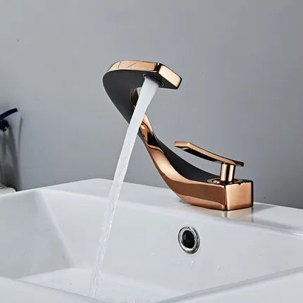 Gold Deck Bathroom Faucet