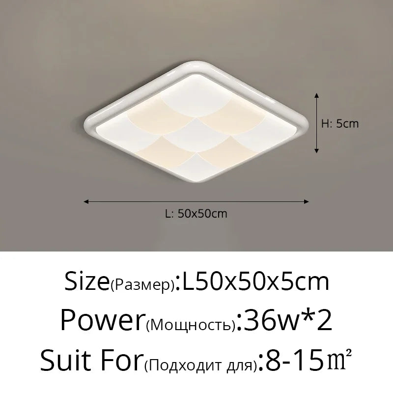 DecorBites™ Cream Style LED Ceiling Lights - Modern Living Room Indoor Lighting