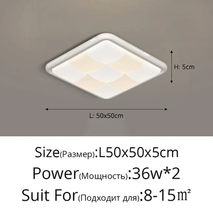 DecorBites™ Cream Style LED Ceiling Lights - Modern, Simple, Atmospheric Lighting for Home