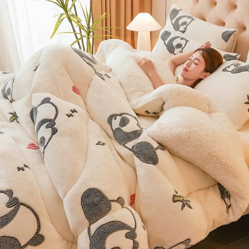 Wool Blanket Thick Warm Winter