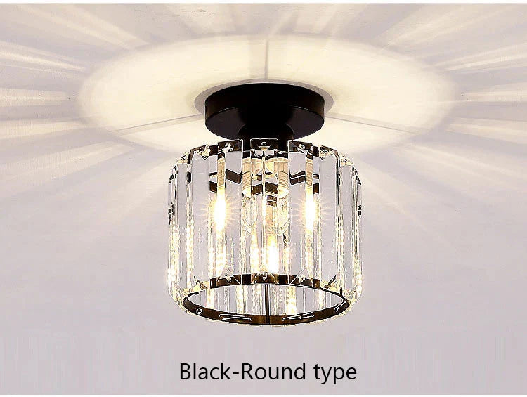 DecorBites™ Crystal LED Chandelier Ceiling Light for Home Decor & Lighting in Various Rooms