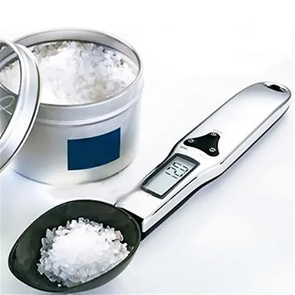 DecorBites™ Digital Kitchen Spoon Scale | 500g Capacity | LCD Display