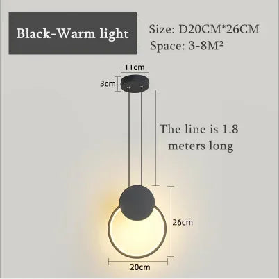 DecorBites™ Crystal LED Pendant Lights for Modern Home Decor and Lighting