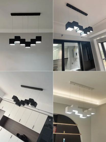 DecorBites™ Geometric Dining Room Pendant Lights: Modern Design for Bar & Office Tables