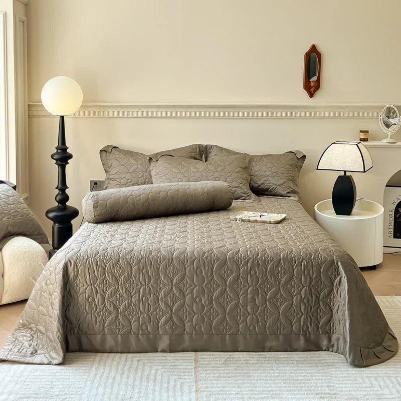 DecorBites™ Eucalyptus Fiber Bedspread for a Cooling, Silky Bed Experience