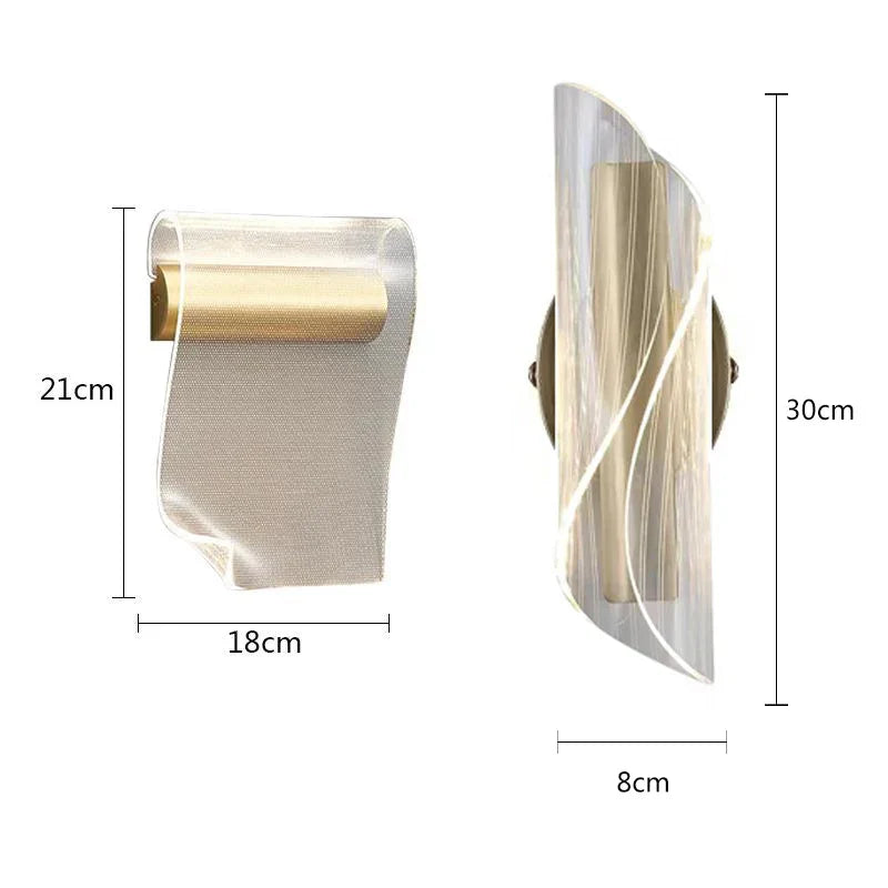 Acrylic Book Wall Lamp