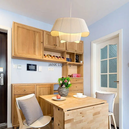 DecorBites™ Cream White Double Pendant Lamp for Elegant Living Spaces