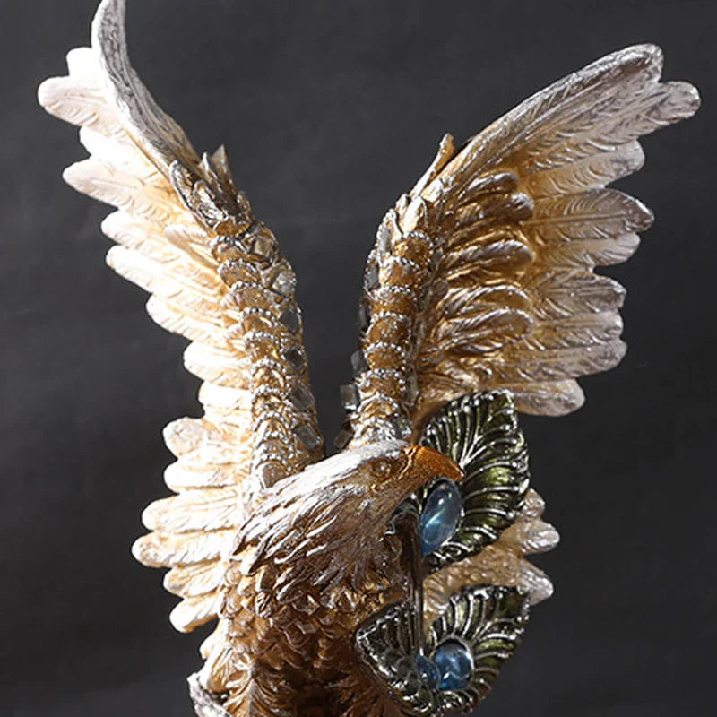 Gold Eagle Resin Figurines