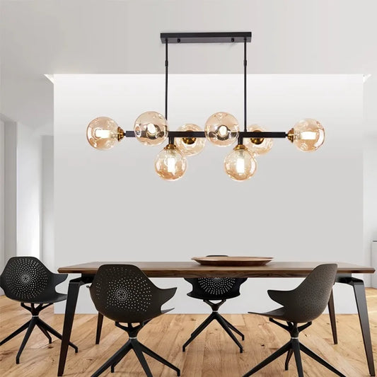 DecorBites™ LED Pendant Chandeliers: Modern Indoor Lighting for Living Room and Dining Room