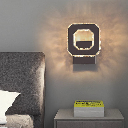 DecorBites™ Crystal LED Wall Lamp Modern Cloakroom Bedside Luster for Luxurious Living Spaces