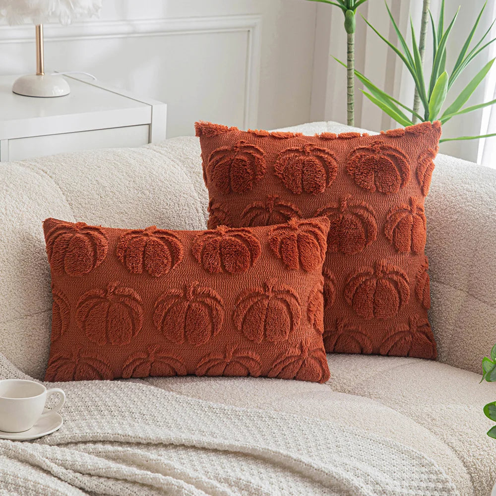 Plush Halloween Cushion Cover