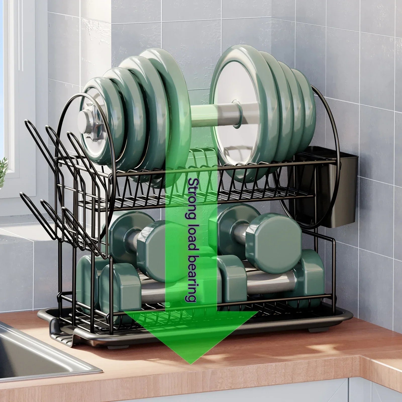 Metal Dish Rack Drainboard
