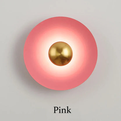 DecorBites™ Golden Macaroon LED Wall Lamp for Bedroom & Living Room