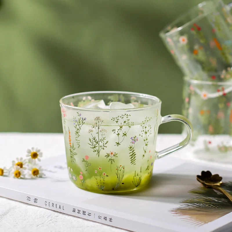 Glass Scale Heat-Resistant Cup