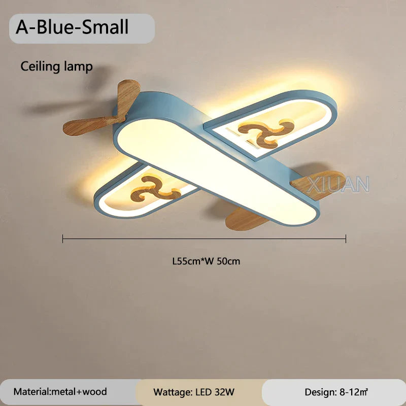 Metal Airplane Pendant Light