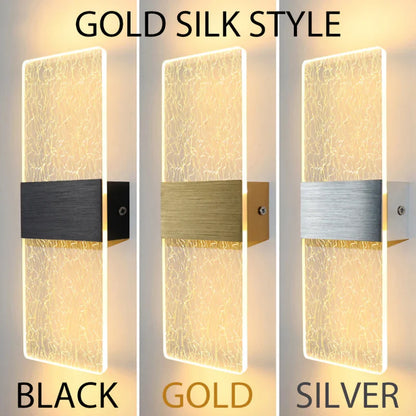 DecorBites™ Acrylic Touch Sensor LED Wall Lamp, Modern Sconces, 6W Indoor Lighting for Home Decor