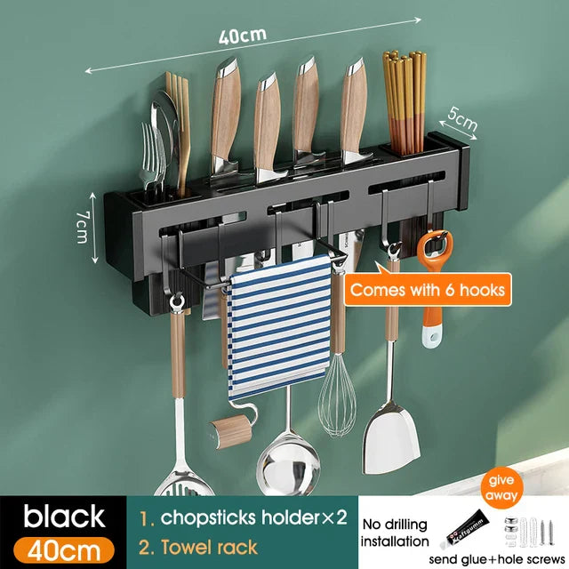 Metal Wall Knife Rack