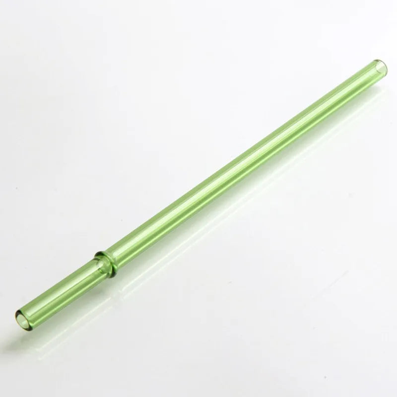 DecorBites™ Glass Straws: Reusable Heat-Resistant Long Drinking Straws, Wholesale for Milk Tea