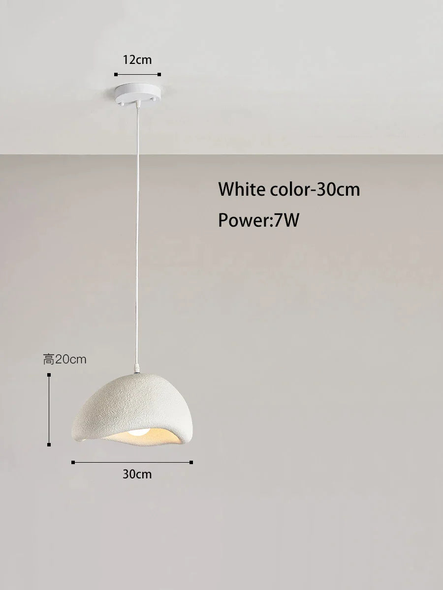 DecorBites™ Cream Style Cloud Chandelier Cement LED Pendant Lamp - Modern Hanging Light