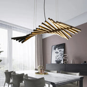 Brushed Metal LED Chandelier