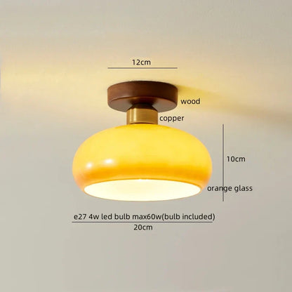 DecorBites™ Cotton Shape LED Ceiling Lamp - Cream. Nordic Style, Hallway Balcony Porch Light.