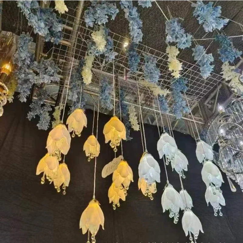 DecorBites™ LED Ceiling Chandelier for Wedding, Christmas, Party Decor & Stage Lighting