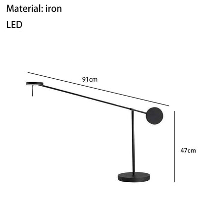 DecorBites™ Adjustable Swing Arm Black Wall Lamp for Bedroom & Study Room