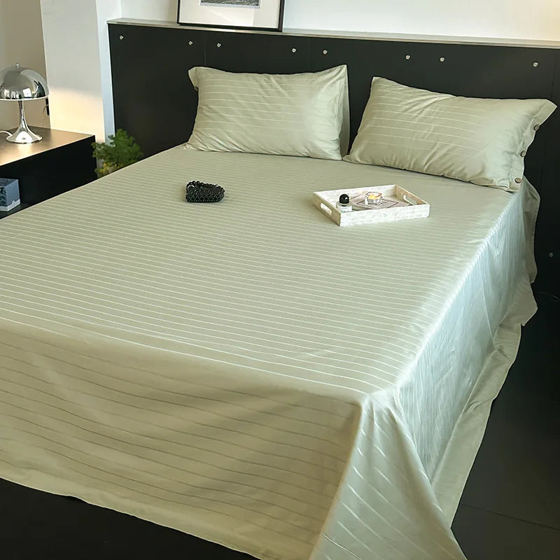 Cotton Satin Bed Sheet Set