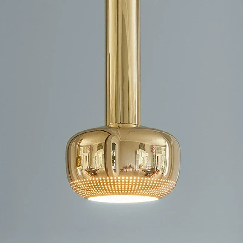 Gold Chrome Pendant Light