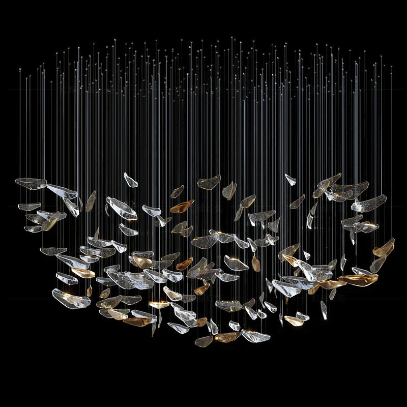 DecorBites™ Crystal Pendant Chandelier for Nordic Home Dining Room Decor