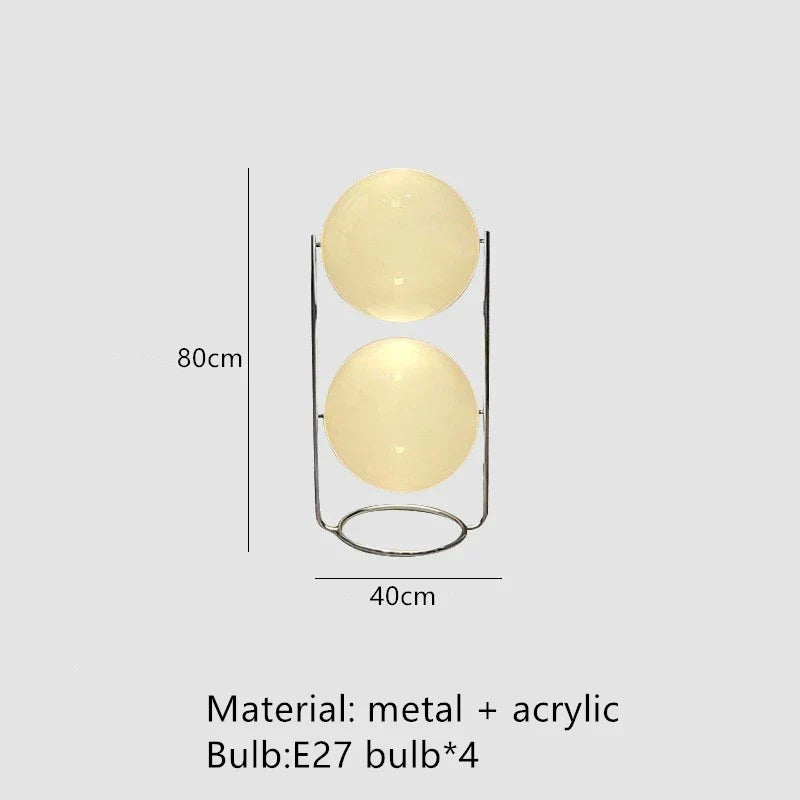 Chrome Acrylic Floor Lamp