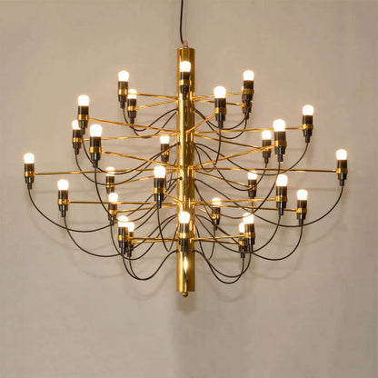 DecorBites™ LED Candle Chandelier: Elegant Italian Design Pendant Light for Home Decor