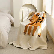Microfiber Cartoon Knitted Blanket