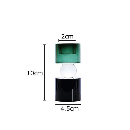 DecorBites™ Crystal Candle Holders: Creative Home Aroma Container & Desk Decoration