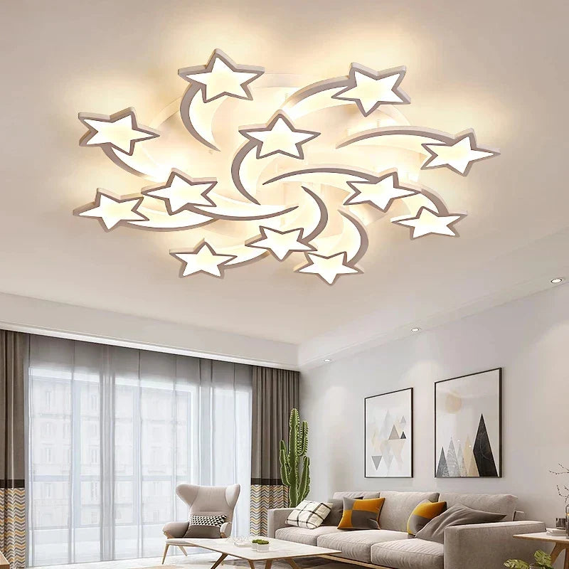 Acrylic Remote Chandelier